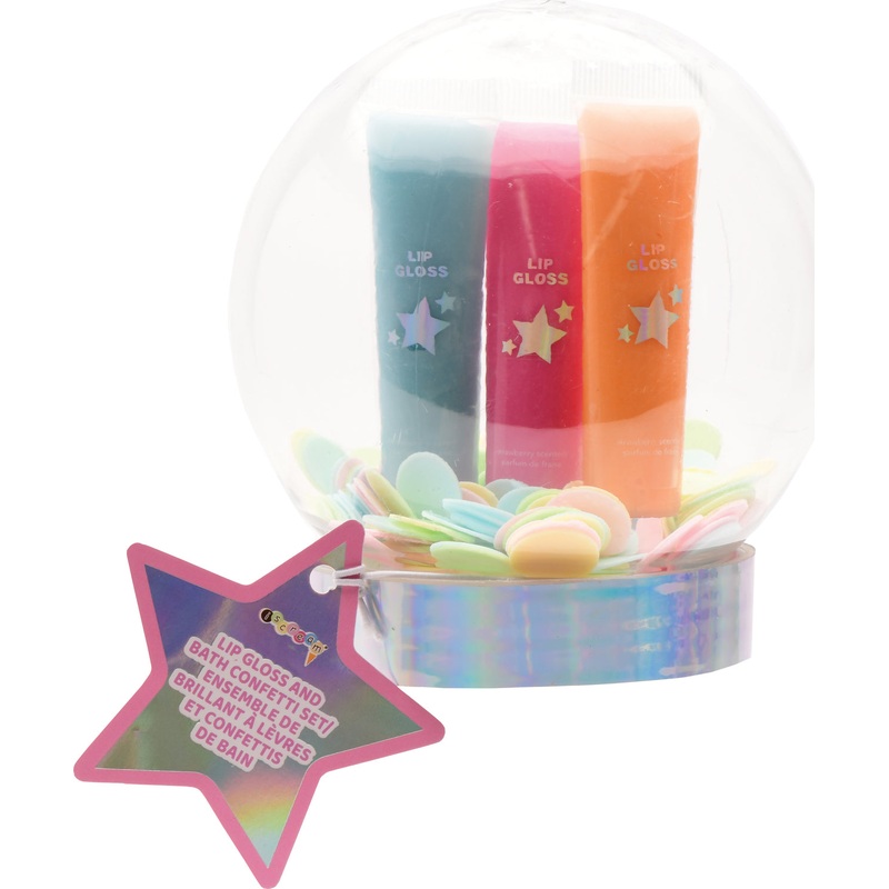 Winter Wonderland Lip Gloss And Bath Confetti Set