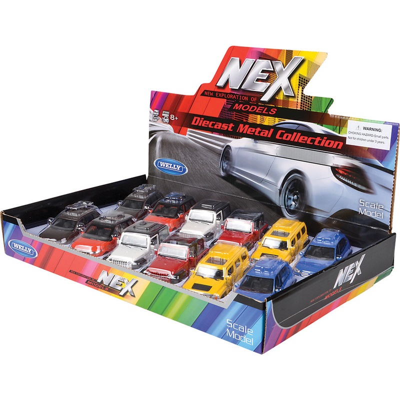 5 Die-cast Pull Back Licensed Suv 1:38 Scale