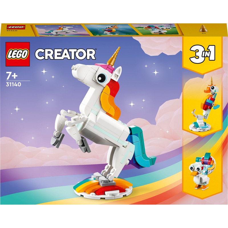 LEGO Creator 3-in-1 Magical Unicorn Toy Set