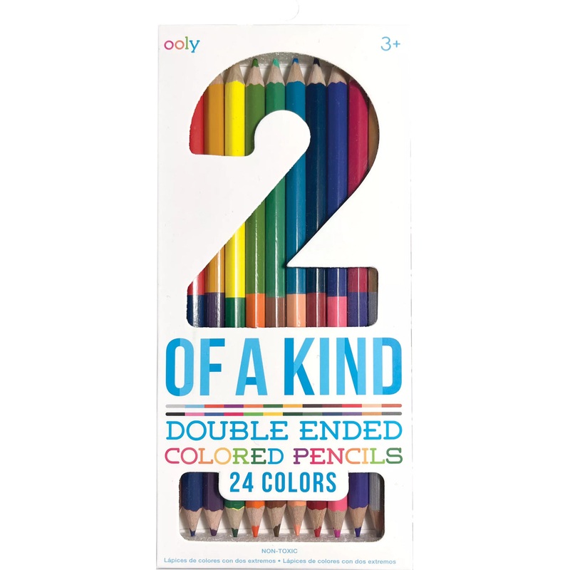 2 Of A Kind Double-Ended Colored Pencils – Set of 12