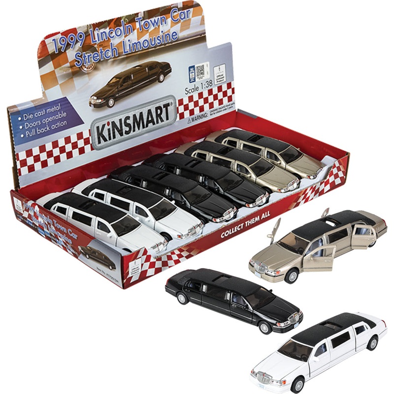 7 Die-cast Lincoln Town Car Stretch Limousine