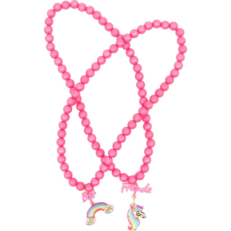 Best Friends Rainbow Unicorn Necklace Set