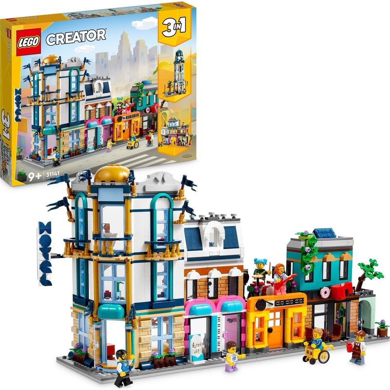 LEGO Creator 3 in 1 Main Street Building Toy Set