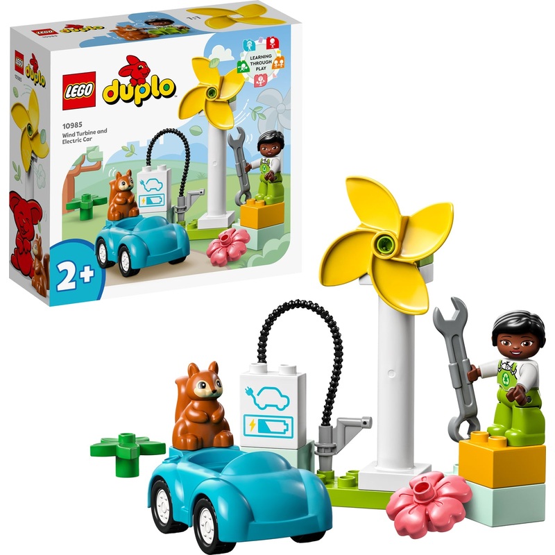 LEGO DUPLO: Wind Turbine and Electric Car