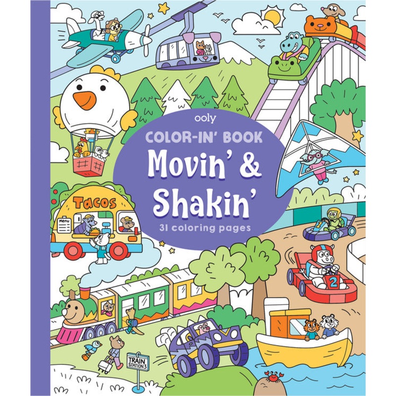 Movin’ and Shakin’ Coloring Book