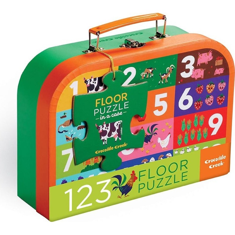 24-Piece Puzzle Case – Barnyard 123