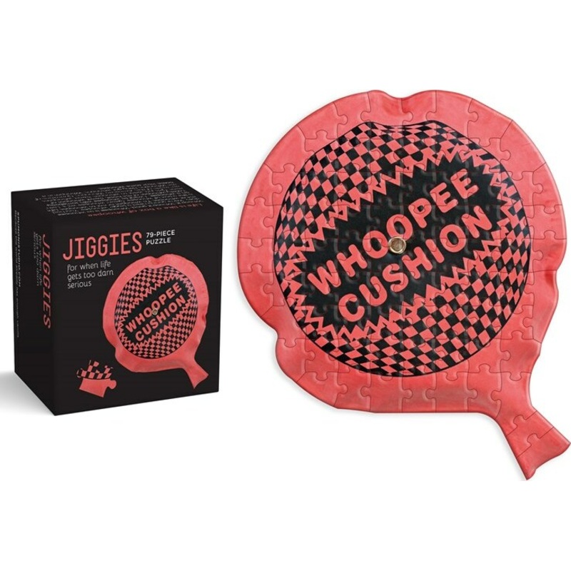 Whoopee Cushion Jiggie Puzzle: Die-Cut 79-Piece Jigsaw