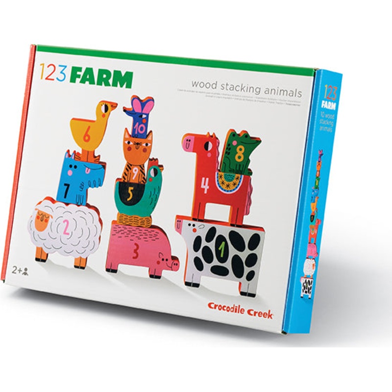 Wood Stacking Playset – 123 Farm