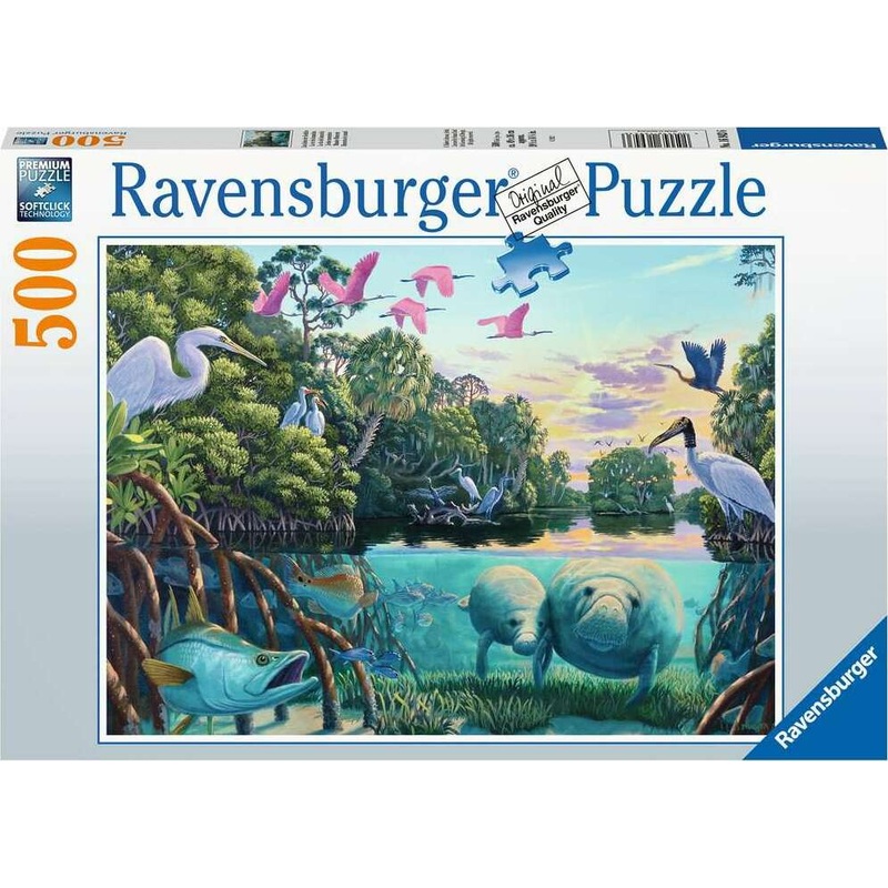 Manatee Moments (500 pc Puzzle)