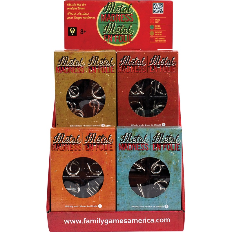 Metal Madness 4X4 Puzzles (assorted)