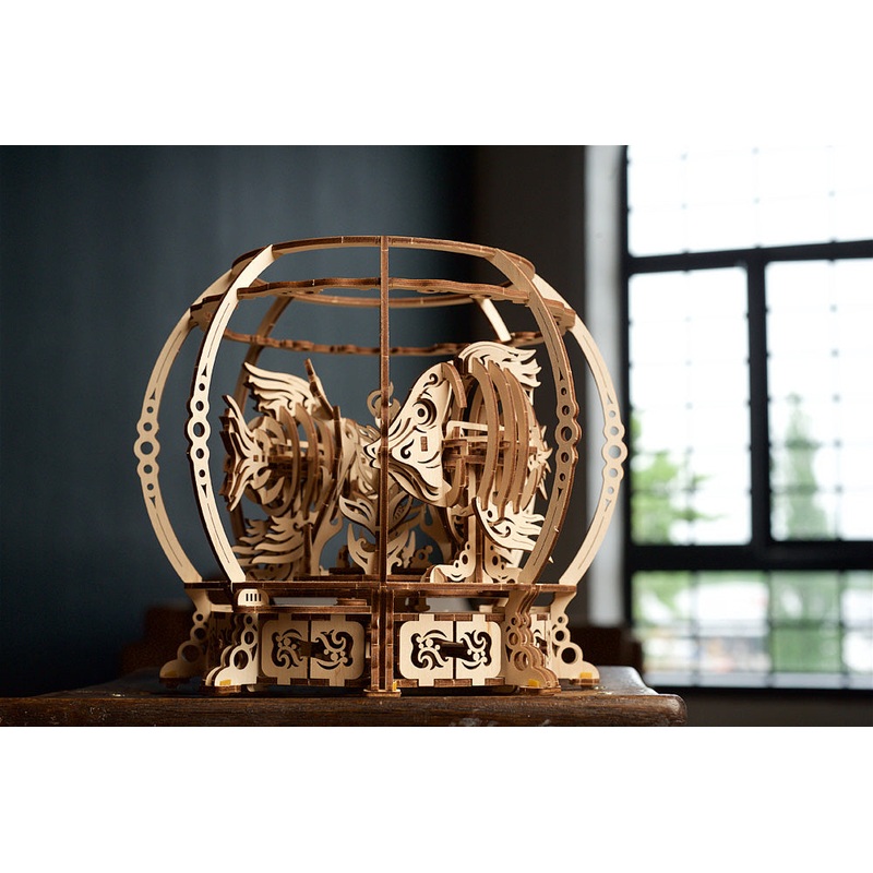 UGears Mechanical Aquarium Model Kit