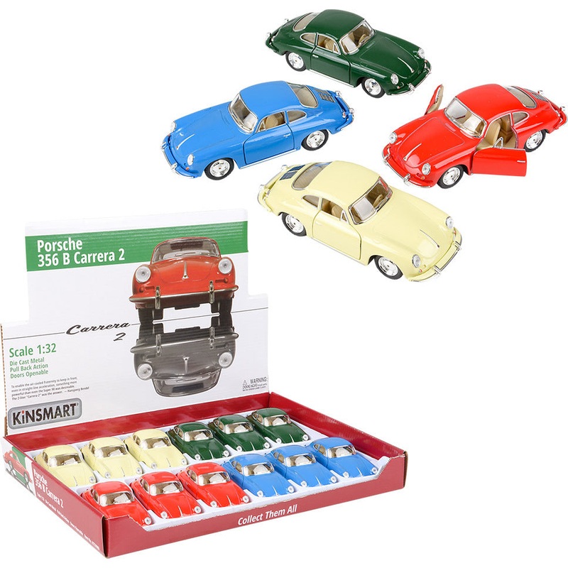 5 Die-cast Pull Back Porsche Carrera
