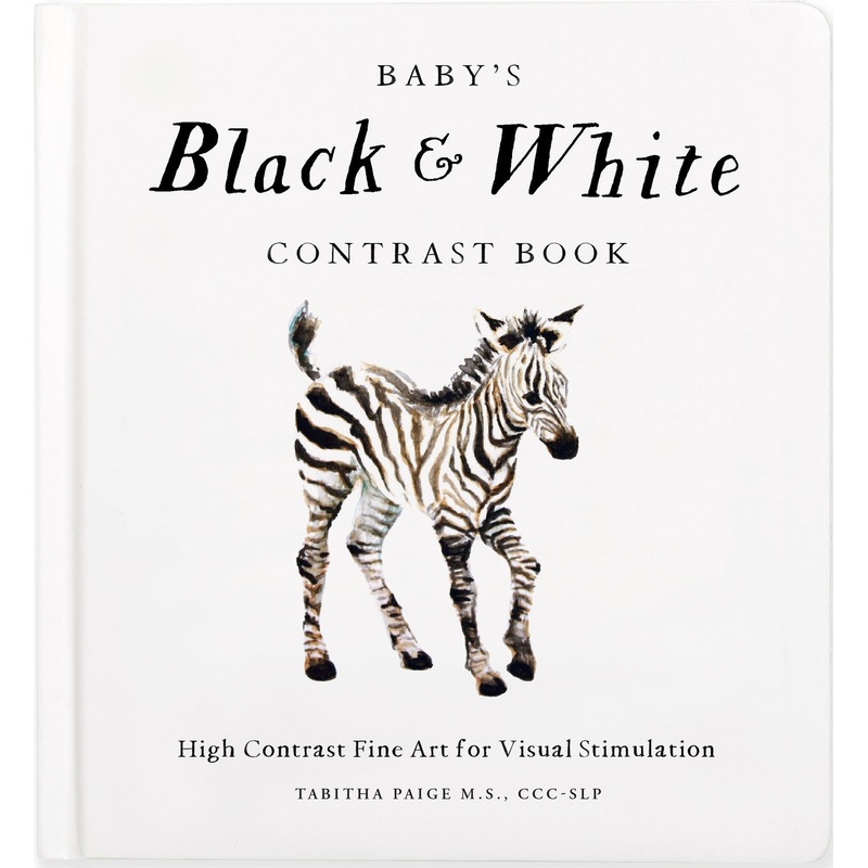 Baby’s Black and White Contrast Book: High-Contrast Art for Visual Stimulation at Tummy Time
