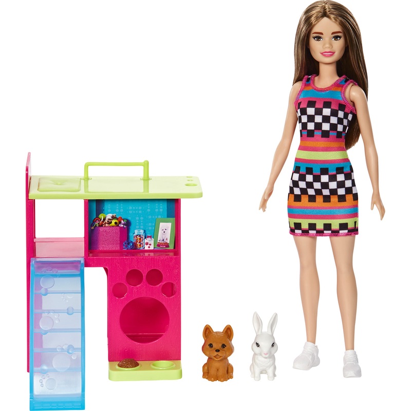 Barbie Doll & Pet Playset