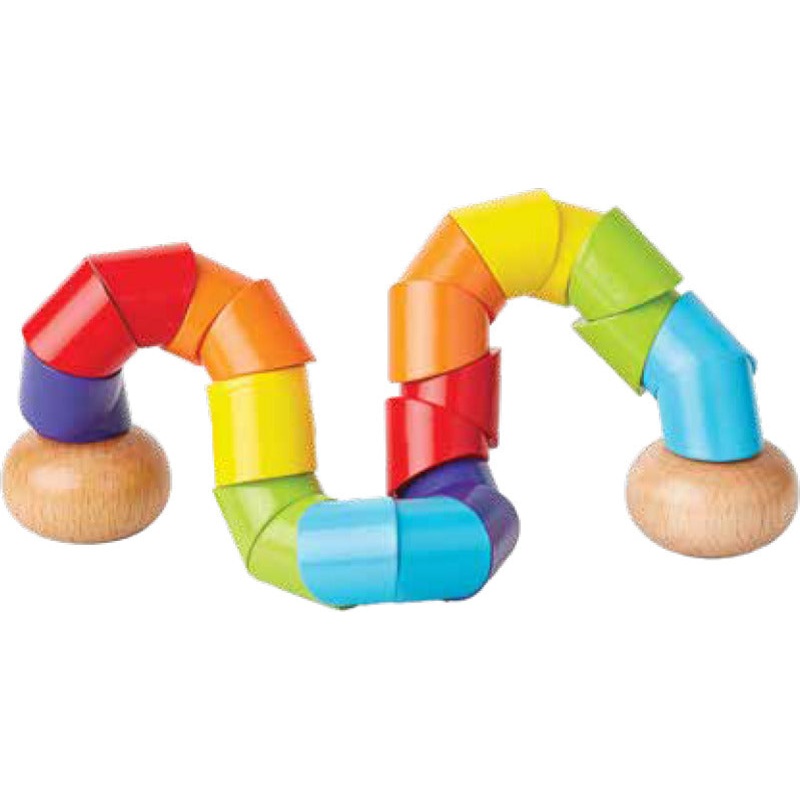 What’zit Worm – wooden fidget worm