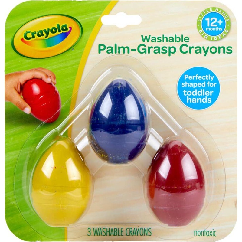 3 Ct Washable Egg Crayons