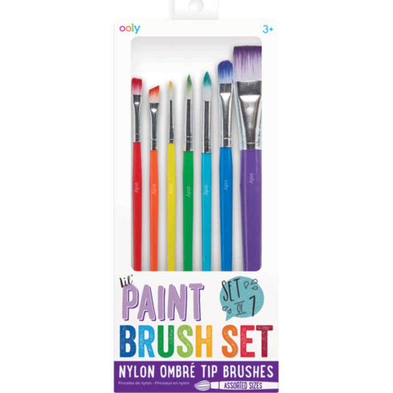 Lil Paint Brush Set  Set Of 7
