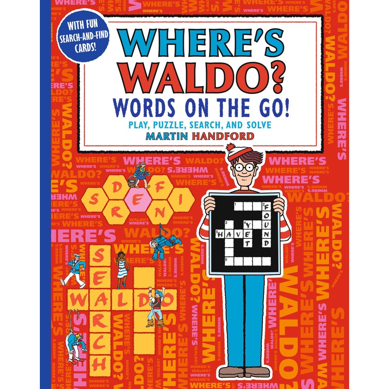 Where’s Waldo? Words on the Go!: Play, Puzzle, Search and Solve