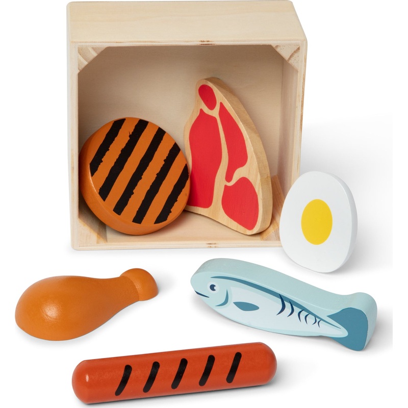 Wooden Food Groups Play Set – Protein