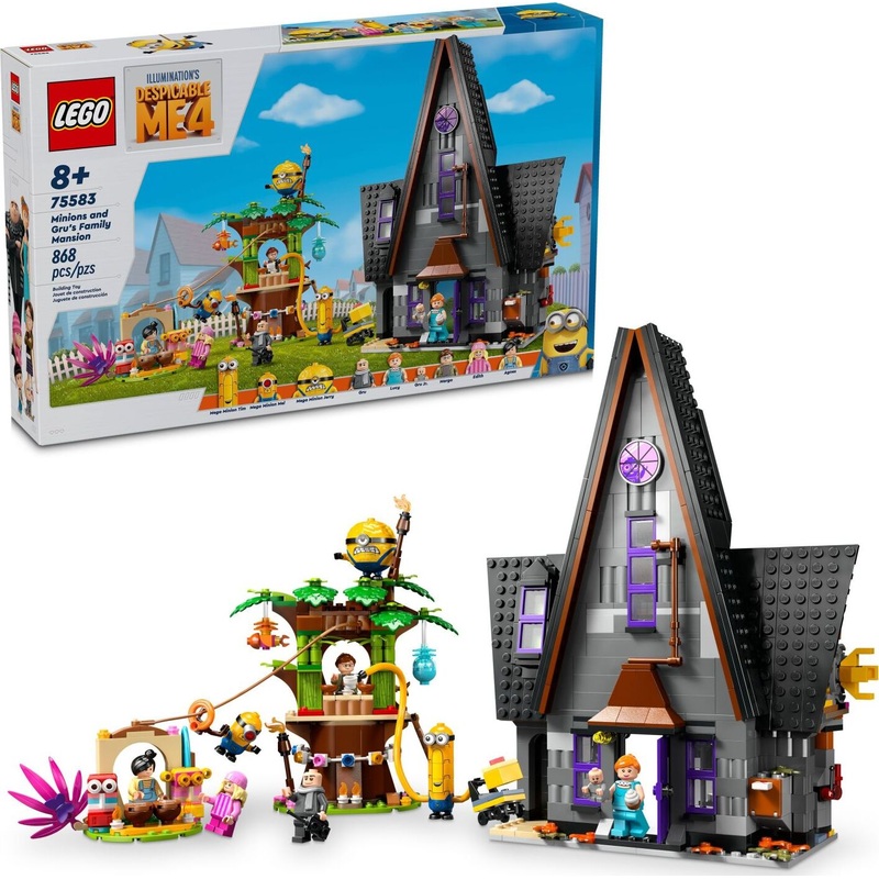 LEGO Despicable Me: Minions and Gru’s Family Mansion