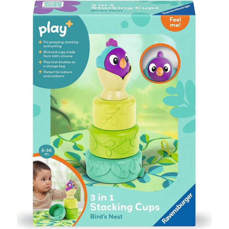 3-in-1 Stacking Cups: Bird’s Nest *