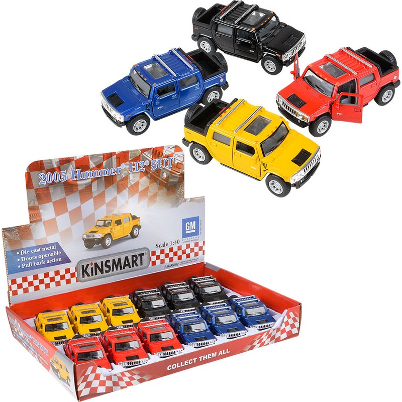 5 Die-cast Pull Back Hummer H2 Sut