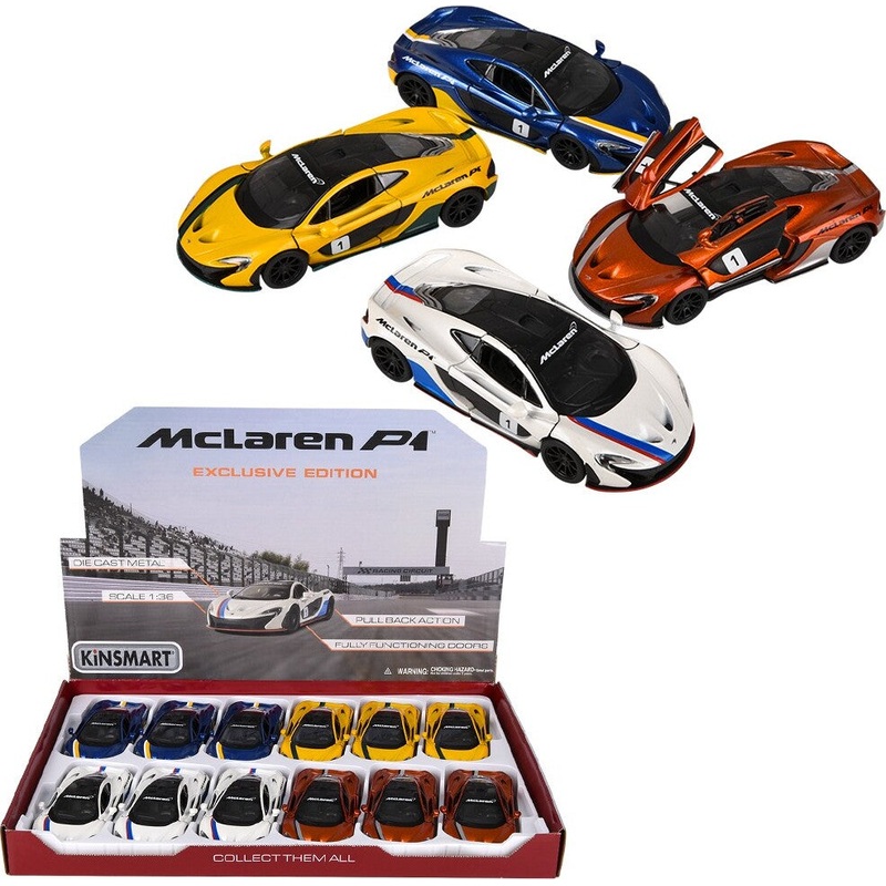 5 Diecast Pull Back Mclaren P1