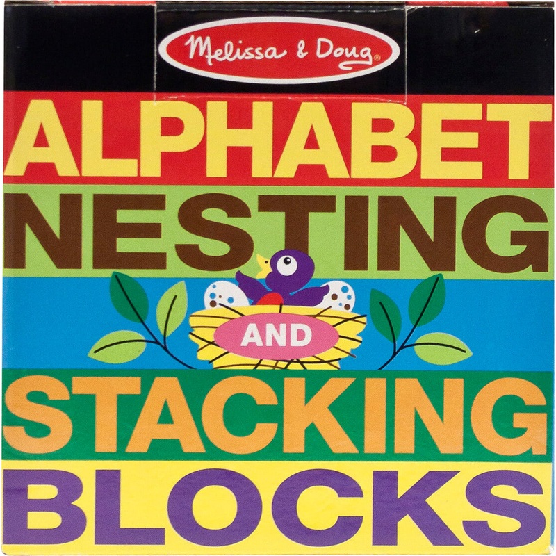 Alphabet Nesting and Stacking Blocks