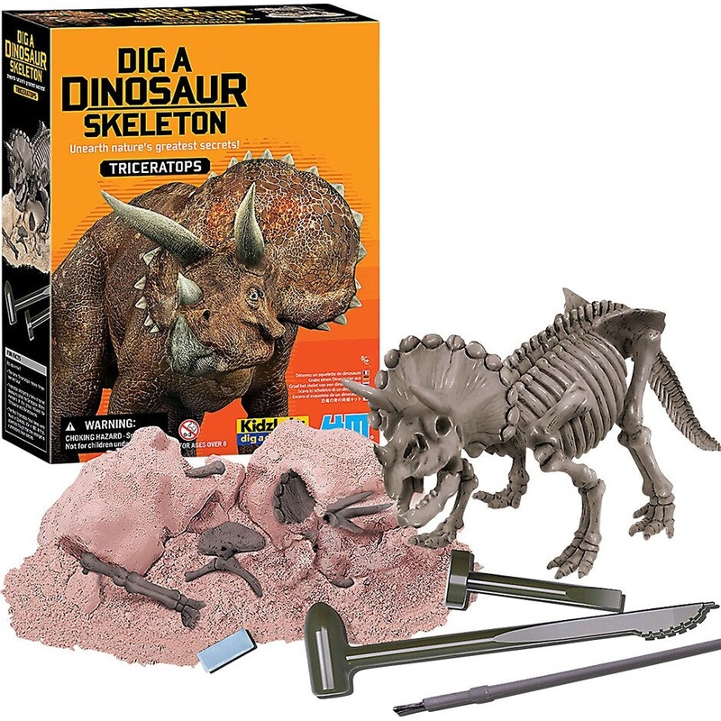 Kidzlabs – Dig A Dinosaur Skeleton – Triceratops
