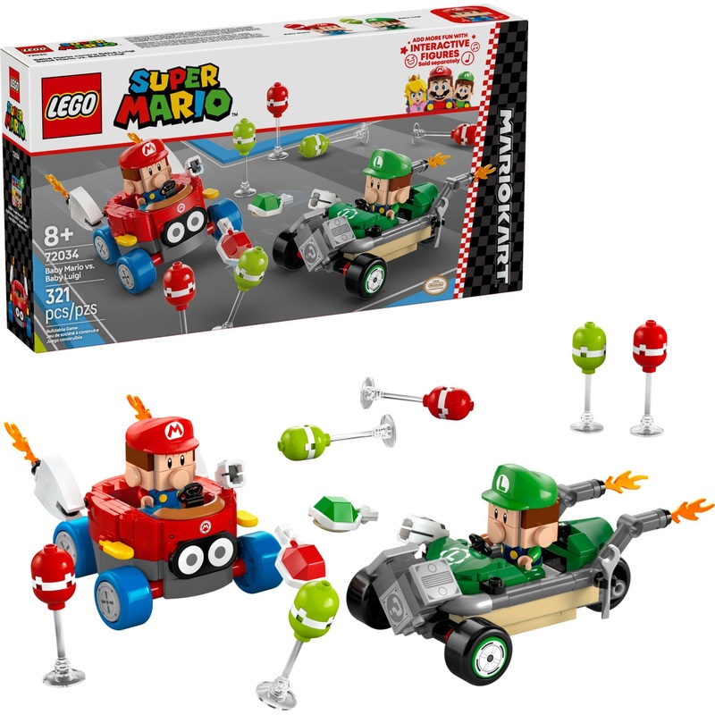 LEGO Super Mario: Mario Kart  Baby Mario vs. Baby Luigi