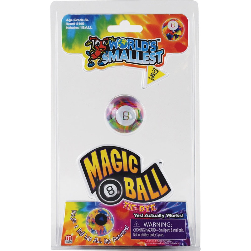 World’s Smallest Magic 8 Ball Tie-Dye