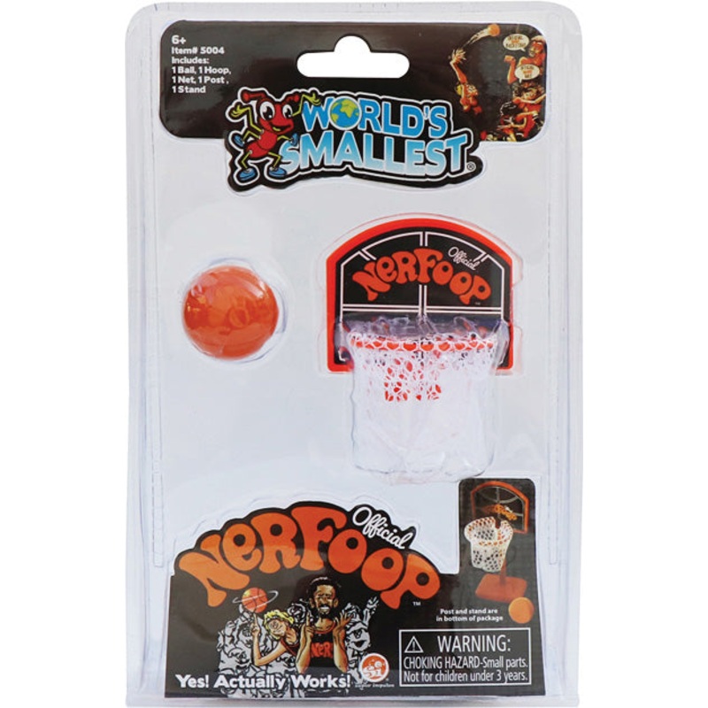 World’s Smallest Official Nerfoop Basketball
