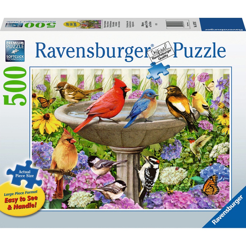 At the Birdbath Puzzle 500 piece