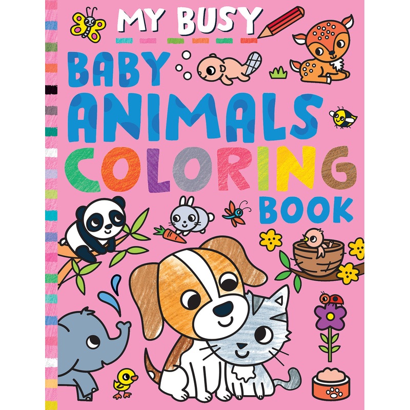 My Busy Baby Animals Coloring Book