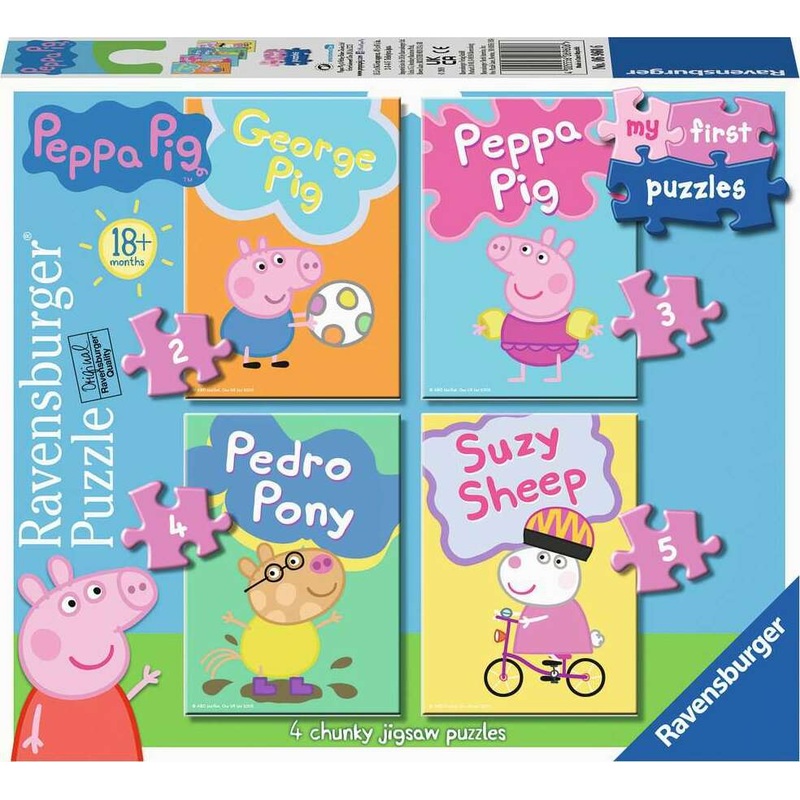 My First Puzzles: Peppa Pig (2, 3, 4, 5 Piece Puzzles)