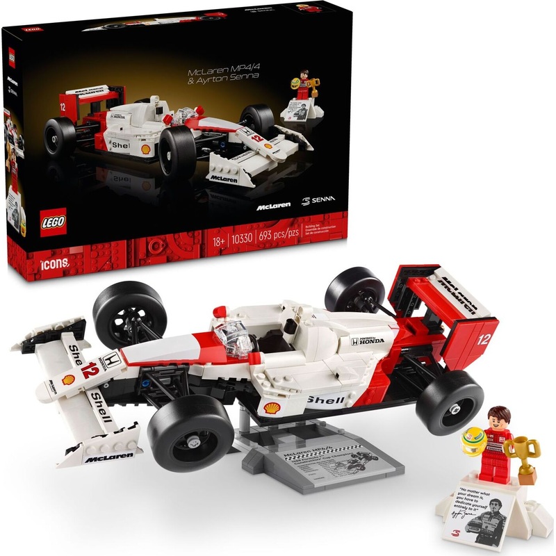 LEGO Icons: McLaren MP4/4 & Ayrton Senna