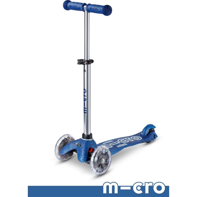Micro Mini Glitter LED Scooter (Galaxy Navy)