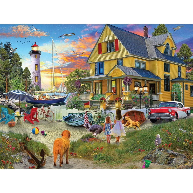 My Yellow Beach House – 500 Piece Jigsaw Puzzle