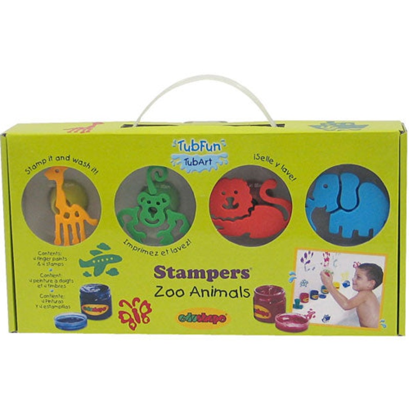 Tub Art – Stamp Set – Zoo Animals