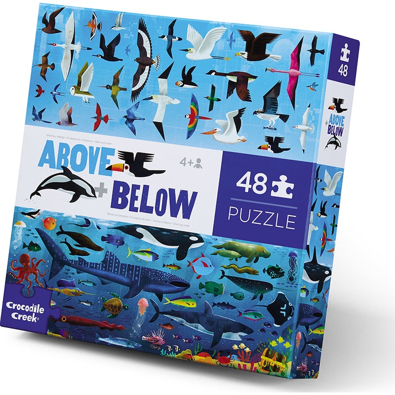 48-pc Above & Below Puzzle – Sea and Sky