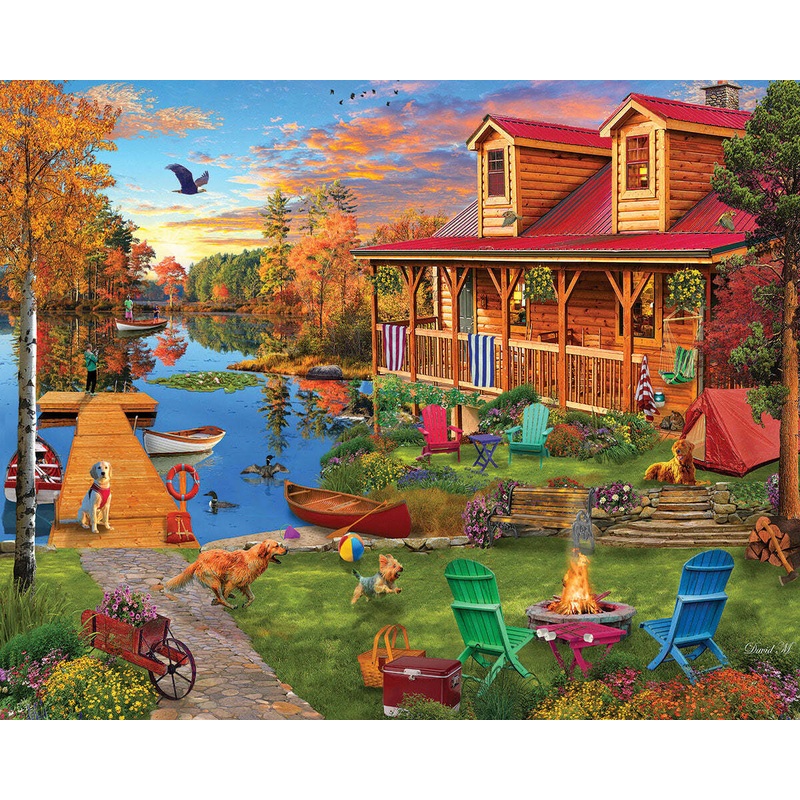 Adventures At The Lake – 1000 Piece Jigsaw Puzzle