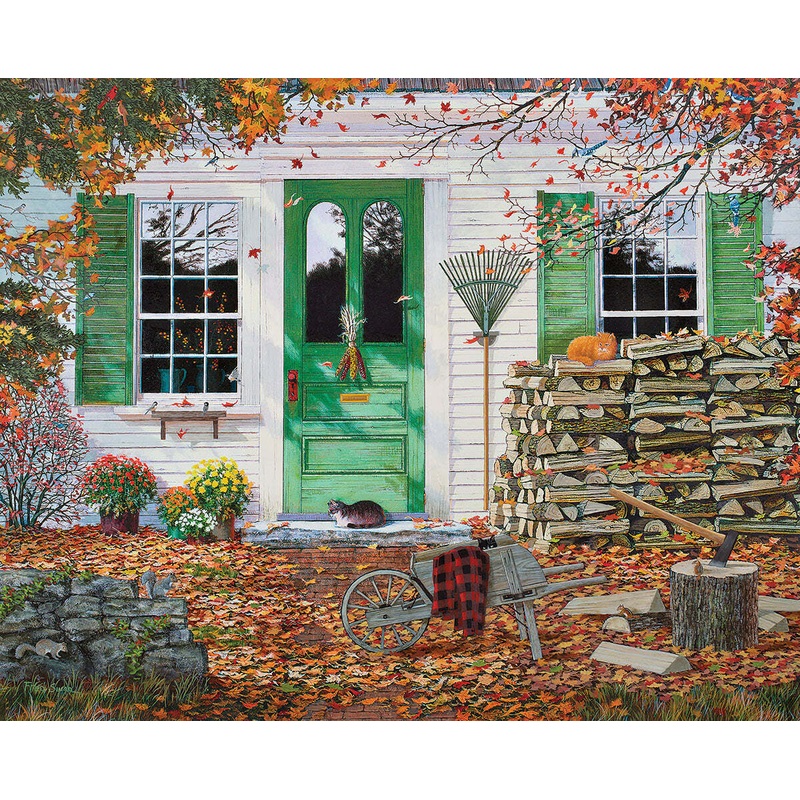 Autumn Leaves – 1000 Piece – White Mountain Puzzles