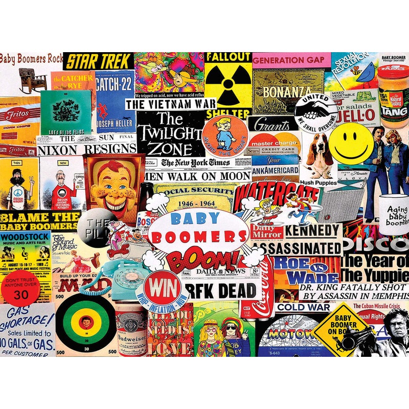 Baby Boomers – 1000 Piece – White Mountain Puzzles