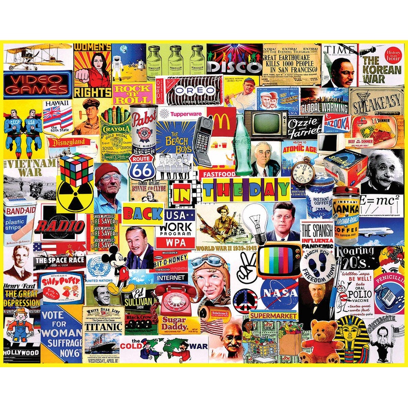 Back in the Day – 1000 Piece – White Mountain Puzzles