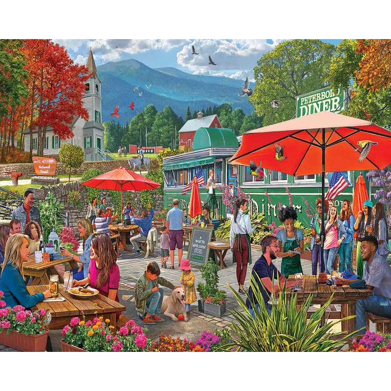 White Mountain Diner – 1000 Piece Jigsaw Puzzle