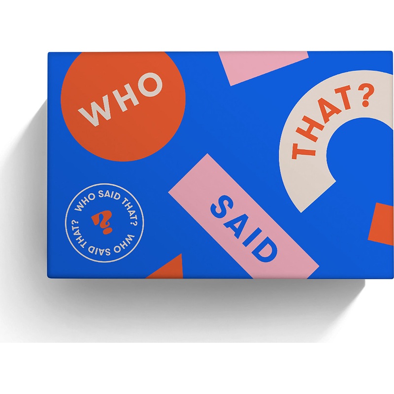 Who Said That?: A game of quotes  430 cards