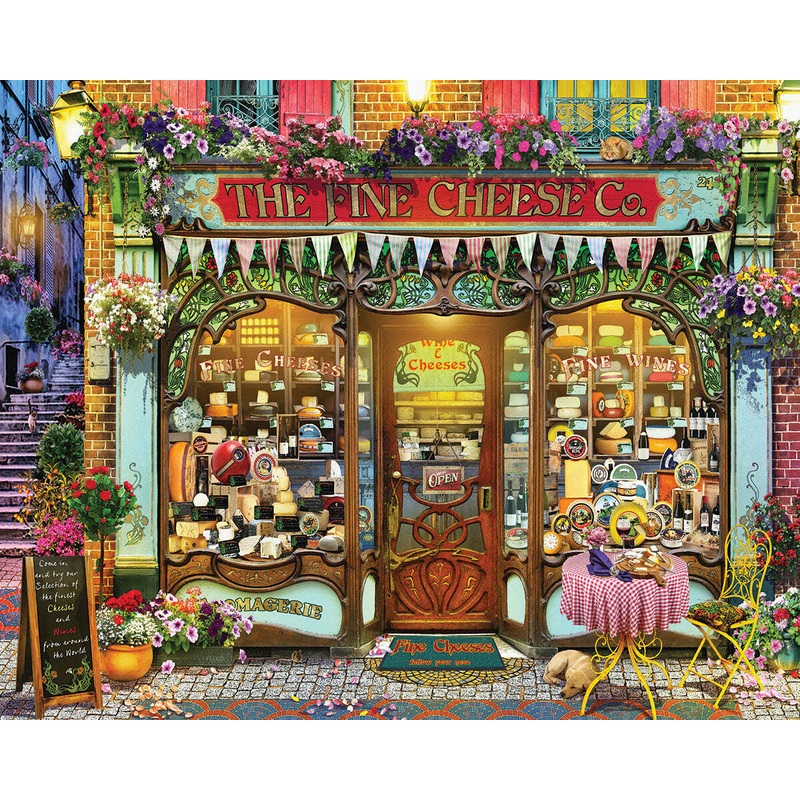 Wine and Cheese Shop – 1000 Piece Jigsaw Puzzle