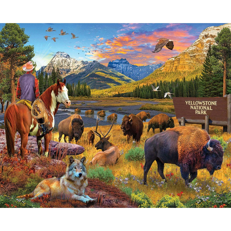 Yellowstone – 1000 Piece Jigsaw Puzzle