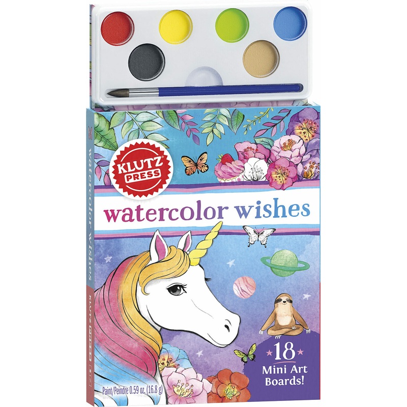 Watercolor Wishes Postcard Kit