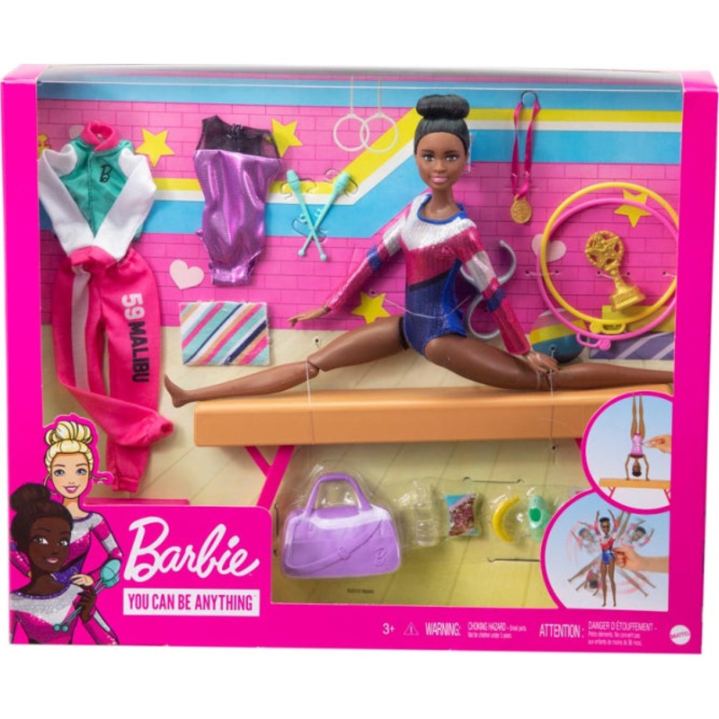 Barbie Gymnastics Playset Black